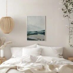Mountains - Stretched Canvas, Poster Or Fine Art Print(Mountains Stretched Canvas Poster Or Fine Art Print) -Heart Wall Art Store pictufy interior white bedroom ratio 5x7 2470500