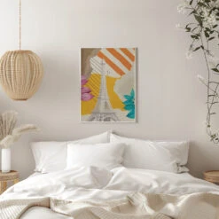 Spring In Paris - Stretched Canvas, Poster Or Fine Art Print(Spring In Paris Stretched Canvas Poster Or Fine Art Print) -Heart Wall Art Store pictufy interior white bedroom ratio 5x7 2482180