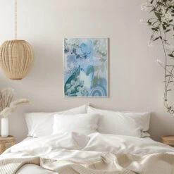 Iceberg Blue-2 - Stretched Canvas, Poster Or Fine Art Print(Iceberg Blue 2 Stretched Canvas Poster Or Fine Art Print) -Heart Wall Art Store pictufy interior white bedroom ratio 5x7 2494397