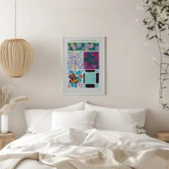 Pattern 20 - Stretched Canvas, Poster Or Fine Art Print(Pattern 20 Stretched Canvas Poster Or Fine Art Print) -Heart Wall Art Store pictufy interior white bedroom ratio 5x7 2516486