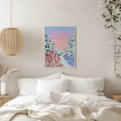 Copper Creek By Sarah Gesek - Stretched Canvas, Poster Or Fine Art Print(Copper Creek Stretched Canvas Poster Or Fine Art Print) -Heart Wall Art Store pictufy interior white bedroom ratio 5x7 2536241