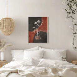 Ratio 4x5 Print By Bohonewart Copy 17 - Stretched Canvas, Poster Or Fine Art Print(Ratio 4x5 Print By Bohonewart Copy 17 Stretched Canvas Poster Or Fine Art Print) -Heart Wall Art Store pictufy interior white bedroom ratio 5x7 2548835