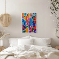 Summer Time No 2 - Stretched Canvas, Poster Or Fine Art Print(Summer Time No 2 Stretched Canvas Poster Or Fine Art Print) -Heart Wall Art Store pictufy interior white bedroom ratio 5x7 2550080