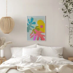 Pastel Cut Out Matisse - Stretched Canvas, Poster Or Fine Art Print(Pastel Cut Out Matisse Stretched Canvas Poster Or Fine Art Print) -Heart Wall Art Store pictufy interior white bedroom ratio 5x7 2552761