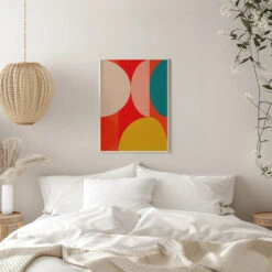 Mid Century Pastel 13 - Stretched Canvas, Poster Or Fine Art Print(Mid Century Pastel 13 Stretched Canvas Poster Or Fine Art Print) 22 Mid Century Pastel 13 - Stretched Canvas, Poster Or Fine Art Print(Mid Century Pastel 13 Stretched Canvas Poster Or Fine Art Print) -Heart Wall Art Store pictufy interior white bedroom ratio 5x7 2552878