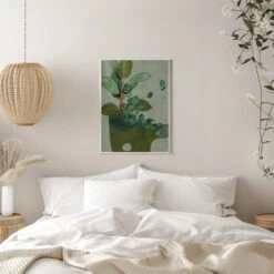 Leaves More 12 - Stretched Canvas, Poster Or Fine Art Print(Leaves More 12 Stretched Canvas Poster Or Fine Art Print) -Heart Wall Art Store pictufy interior white bedroom ratio 5x7 2552898