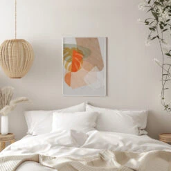 Nature Friendly Terracotta 6 Aquarell Kopie - Stretched Canvas, Poster Or Fine Art Print(Nature Friendly Terracotta 6 Aquarell Kopie Stretched Canvas Poster Or Fine Art Print) -Heart Wall Art Store pictufy interior white bedroom ratio 5x7 2553043