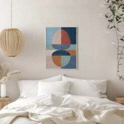 Overlapping Semi-Circles In Earthy Tones - Stretched Canvas, Poster Or Fine Art Print(Overlapping Semi Circles In Earthy Tones Stretched Canvas Poster Or Fine Art Print) 22 Overlapping Semi-Circles In Earthy Tones - Stretched Canvas, Poster Or Fine Art Print(Overlapping Semi Circles In Earthy Tones Stretched Canvas Poster Or Fine Art Print) -Heart Wall Art Store pictufy interior white bedroom ratio 5x7 2553255