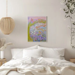 Garden By Sea -Stretched Canvas, Poster Or Fine Art Print(Df1418gardenbyseai Stretched Canvas Poster Or Fine Art Print) -Heart Wall Art Store pictufy interior white bedroom ratio 5x7 2570599