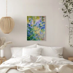 Vivid Colors And Delicate Petals - Stretched Canvas, Poster Or Fine Art Print(Vivid Colors And Delicate Petals Stretched Canvas Poster Or Fine Art Print) -Heart Wall Art Store pictufy interior white bedroom ratio 5x7 2570658