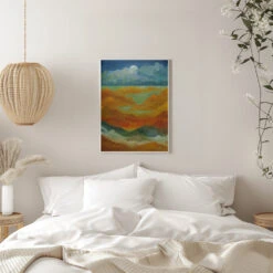 Night On Earth - Stretched Canvas, Poster Or Fine Art Print(Night On Earth Stretched Canvas Poster Or Fine Art Print) -Heart Wall Art Store pictufy interior white bedroom ratio 5x7 2571614