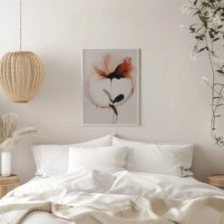Halo Flowers No 7 - Stretched Canvas, Poster Or Fine Art Print(Halo Flowers No 7 Stretched Canvas Poster Or Fine Art Print) -Heart Wall Art Store pictufy interior white bedroom ratio 5x7 2591042