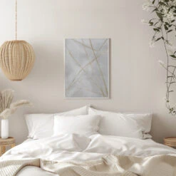 Gestual #1 - Stretched Canvas, Poster Or Fine Art Print(Gestual 1 Stretched Canvas Poster Or Fine Art Print) -Heart Wall Art Store pictufy interior white bedroom ratio 5x7 2596574
