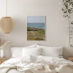 Coastal Walk - Stretched Canvas, Poster Or Fine Art Print(Coastal Walk Stretched Canvas Poster Or Fine Art Print) -Heart Wall Art Store pictufy interior white bedroom ratio 5x7 2711026
