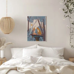 The Girl And The Leopard - Stretched Canvas, Poster Or Fine Art Print(The Girl And The Leopard Stretched Canvas Poster Or Fine Art Print) 22 The Girl And The Leopard - Stretched Canvas, Poster Or Fine Art Print(The Girl And The Leopard Stretched Canvas Poster Or Fine Art Print) -Heart Wall Art Store pictufy interior white bedroom ratio 5x7 2745463