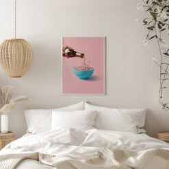 Good Morning - Stretched Canvas, Poster Or Fine Art Print(Good Morning Stretched Canvas Poster Or Fine Art Print) -Heart Wall Art Store pictufy interior white bedroom ratio 5x7 2749333