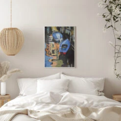 Boats On The Canal - Stretched Canvas, Poster Or Fine Art Print(Boats On The Canal Stretched Canvas Poster Or Fine Art Print) -Heart Wall Art Store pictufy interior white bedroom ratio 5x7 2786577