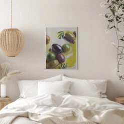 Olives - Stretched Canvas, Poster Or Fine Art Print(Olives Stretched Canvas Poster Or Fine Art Print) -Heart Wall Art Store pictufy interior white bedroom ratio 5x7 2787376