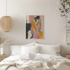 The Wall - Stretched Canvas, Poster Or Fine Art Print(The Wall Stretched Canvas Poster Or Fine Art Print) -Heart Wall Art Store pictufy interior white bedroom ratio 5x7 2793820