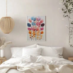 Minimal Calms 34 - Stretched Canvas, Poster Or Fine Art Print(Minimal Calms 34 Stretched Canvas Poster Or Fine Art Print) -Heart Wall Art Store pictufy interior white bedroom ratio 5x7 2794646