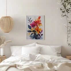 Minimal Calms 39 - Stretched Canvas, Poster Or Fine Art Print(Minimal Calms 39 Stretched Canvas Poster Or Fine Art Print) -Heart Wall Art Store pictufy interior white bedroom ratio 5x7 2794652