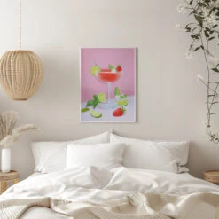 Daiquiri - Stretched Canvas, Poster Or Fine Art Print(Daiquiri Stretched Canvas Poster Or Fine Art Print) -Heart Wall Art Store pictufy interior white bedroom ratio 5x7 2805289