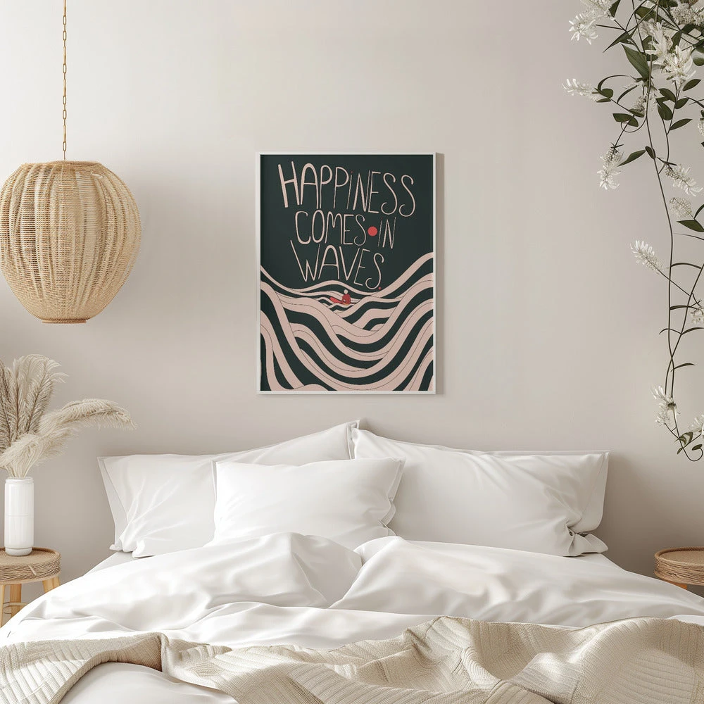 Happiness Comes In Waves - Stretched Canvas, Poster Or Fine Art Print(Happiness Comes In Waves Stretched Canvas Poster Or Fine Art Print) 11 Happiness Comes In Waves - Stretched Canvas, Poster Or Fine Art Print(Happiness Comes In Waves Stretched Canvas Poster Or Fine Art Print) - Image 11