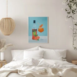 Aperol Spritz - Stretched Canvas, Poster Or Fine Art Print(Aperol Spritz Stretched Canvas Poster Or Fine Art Print 4) -Heart Wall Art Store pictufy interior white bedroom ratio 5x7 2832822
