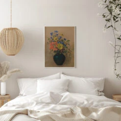 Wildflowers - Stretched Canvas, Poster Or Fine Art Print(Wildflowers Stretched Canvas Poster Or Fine Art Print 1) -Heart Wall Art Store pictufy interior white bedroom ratio 5x7 2835336