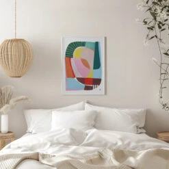 Happiness 01 - Stretched Canvas, Poster Or Fine Art Print(Happiness 01 Stretched Canvas Poster Or Fine Art Print) -Heart Wall Art Store pictufy interior white bedroom ratio 5x7 2835584