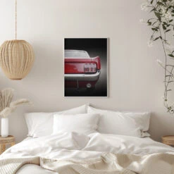 American Classic Car Mustang 1966 Coupe - Stretched Canvas, Poster Or Fine Art Print(American Classic Car Mustang 1966 Coupe Stretched Canvas Poster Or Fine Art Print) -Heart Wall Art Store pictufy interior white bedroom ratio 5x7 2845278