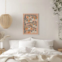 Matisse Expression Purity Peach Fuzz - Stretched Canvas, Poster Or Fine Art Print(Matisse Expression Purity Peach Fuzz Stretched Canvas Poster Or Fine Art Print) -Heart Wall Art Store pictufy interior white bedroom ratio 5x7 2858531