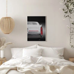 American Classic Car Brougham 1987 Rear - Stretched Canvas, Poster Or Fine Art Print(American Classic Car Brougham 1987 Rear Stretched Canvas Poster Or Fine Art Print) -Heart Wall Art Store pictufy interior white bedroom ratio 5x7 2860388