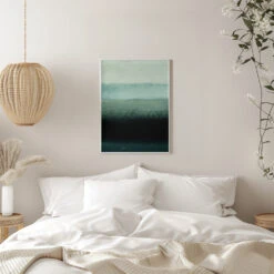 Shades Of Green - Stretched Canvas, Poster Or Fine Art Print(Shades Of Green Stretched Canvas Poster Or Fine Art Print) -Heart Wall Art Store pictufy interior white bedroom ratio 5x7 2865972