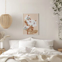 Wild Garden Helleborejpg - Stretched Canvas, Poster Or Fine Art Print(Wild Garden Helleborejpg Stretched Canvas Poster Or Fine Art Print) -Heart Wall Art Store pictufy interior white bedroom ratio 5x7 2866556