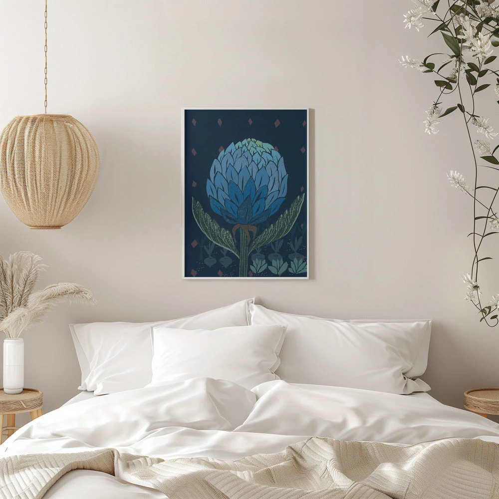 Artichoke Dark Blue - Stretched Canvas, Poster Or Fine Art Print(Artichoke Dark Blue Stretched Canvas Poster Or Fine Art Print) 11 Artichoke Dark Blue - Stretched Canvas, Poster Or Fine Art Print(Artichoke Dark Blue Stretched Canvas Poster Or Fine Art Print) - Image 11