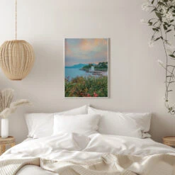 Sicily After Sunset - Stretched Canvas, Poster Or Fine Art Print(Sicily After Sunset Stretched Canvas Poster Or Fine Art Print) -Heart Wall Art Store pictufy interior white bedroom ratio 5x7 2892563