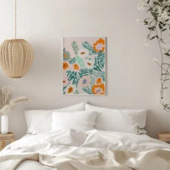 Botanical Dopamine Flowers - Stretched Canvas, Poster Or Fine Art Print(Botanical Dopamine Flowers Stretched Canvas Poster Or Fine Art Print) 22 Botanical Dopamine Flowers - Stretched Canvas, Poster Or Fine Art Print(Botanical Dopamine Flowers Stretched Canvas Poster Or Fine Art Print) -Heart Wall Art Store pictufy interior white bedroom ratio 5x7 2922050