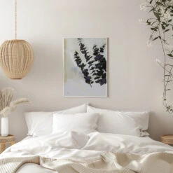 Eucalyptus Painting 1 - Stretched Canvas, Poster Or Fine Art Print(Eucalyptus Painting 1 Stretched Canvas Poster Or Fine Art Print) -Heart Wall Art Store pictufy interior white bedroom ratio 5x7 2941673