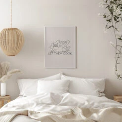 Let Them Cook - Stretched Canvas, Poster Or Fine Art Print(Let Them Cook Stretched Canvas Poster Or Fine Art Print) 22 Let Them Cook - Stretched Canvas, Poster Or Fine Art Print(Let Them Cook Stretched Canvas Poster Or Fine Art Print) -Heart Wall Art Store pictufy interior white bedroom ratio 5x7 3046022