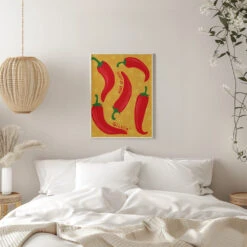 Red Hot Chili Peppers - Stretched Canvas, Poster Or Fine Art Print(Red Hot Chili Peppers Stretched Canvas Poster Or Fine Art Print) -Heart Wall Art Store pictufy interior white bedroom ratio 5x7 3091297