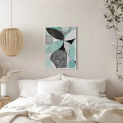 Geometric Shapes And Intricate Patterns - Stretched Canvas, Poster Or Fine Art Print(Geometric Shapes And Intricate Patterns Stretched Canvas Poster Or Fine Art Print) -Heart Wall Art Store pictufy interior white bedroom ratio 5x7 3145704