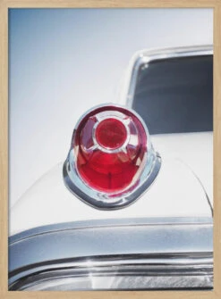 US Classic Car 1962 Monterey Taillight - Stretched Canvas, Poster Or Fine Art Print(Us Classic Car 1962 Monterey Taillight Stretched Canvas Poster Or Fine Art Print) -Heart Wall Art Store pictufy light wood 50x70 1832559