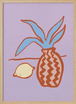 Lilac Lemon - Stretched Canvas, Poster Or Fine Art Print(Lilac Lemon Stretched Canvas Poster Or Fine Art Print) 14 Lilac Lemon - Stretched Canvas, Poster Or Fine Art Print(Lilac Lemon Stretched Canvas Poster Or Fine Art Print) -Heart Wall Art Store pictufy light wood 50x70 2055898