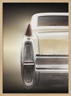American Classic Car Coupe Deville 1964 - Stretched Canvas, Poster Or Fine Art Print(American Classic Car Coupe Deville 1964 Stretched Canvas Poster Or Fine Art Print) -Heart Wall Art Store pictufy light wood 50x70 2296614