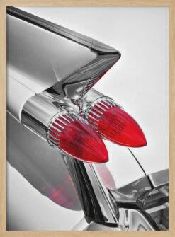 American Classic Car Sedan Deville 1959 Tail Fin Abstract - Stretched Canvas, Poster Or Fine Art Print(American Classic Car Sedan Deville 1959 Tail Fin Abstract Stretched Canvas Poster Or Fine Art Print) -Heart Wall Art Store pictufy light wood 50x70 2405641