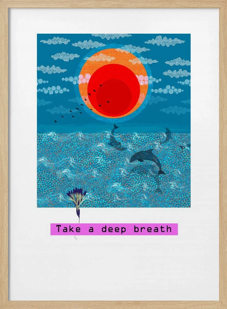 Take A Deep Breath - Stretched Canvas, Poster Or Fine Art Print(Take A Deep Breath Stretched Canvas Poster Or Fine Art Print 1) 3 Take A Deep Breath - Stretched Canvas, Poster Or Fine Art Print(Take A Deep Breath Stretched Canvas Poster Or Fine Art Print 1) - Image 3