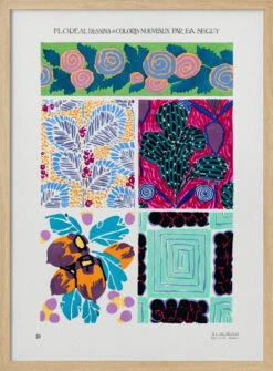 Pattern 20 - Stretched Canvas, Poster Or Fine Art Print(Pattern 20 Stretched Canvas Poster Or Fine Art Print) -Heart Wall Art Store pictufy light wood 50x70 2516486