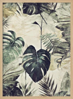 I Jungle01x A 50x70xa - Stretched Canvas, Poster Or Fine Art Print(I Jungle01x A 50x70xa Stretched Canvas Poster Or Fine Art Print) -Heart Wall Art Store pictufy light wood 50x70 2530845