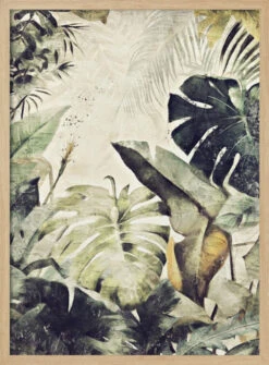 I Jungle01x A 50x70xb - Stretched Canvas, Poster Or Fine Art Print(I Jungle01x A 50x70xb Stretched Canvas Poster Or Fine Art Print) -Heart Wall Art Store pictufy light wood 50x70 2530846